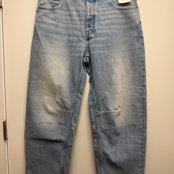 Madewell, The Darted Barrel-Leg Jean, MSRP $148, NWT CURRENT - Picture 2 of 15